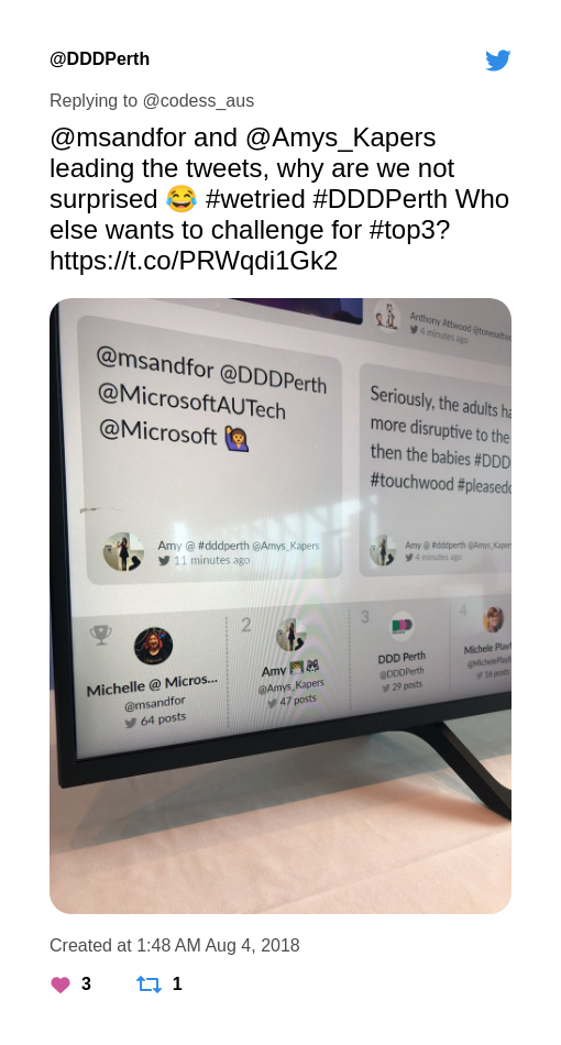 Static image of tweet linked here