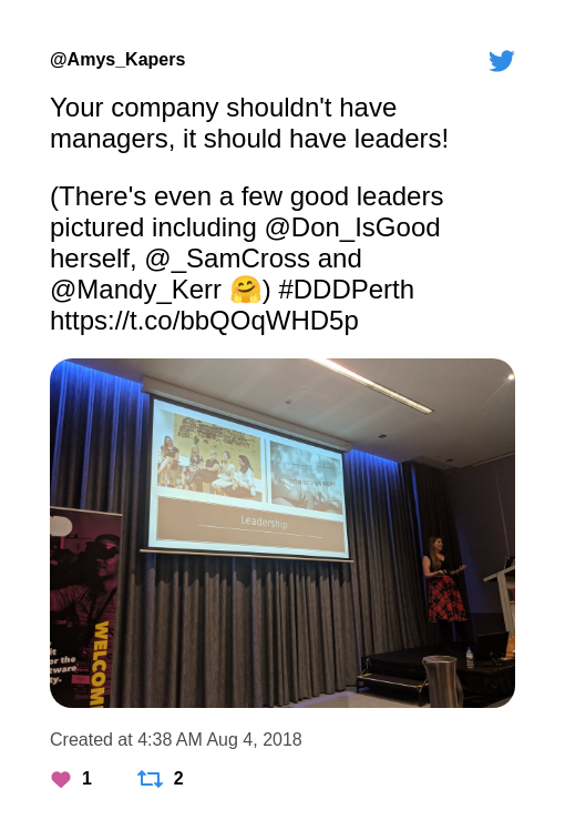 Static image of tweet linked here