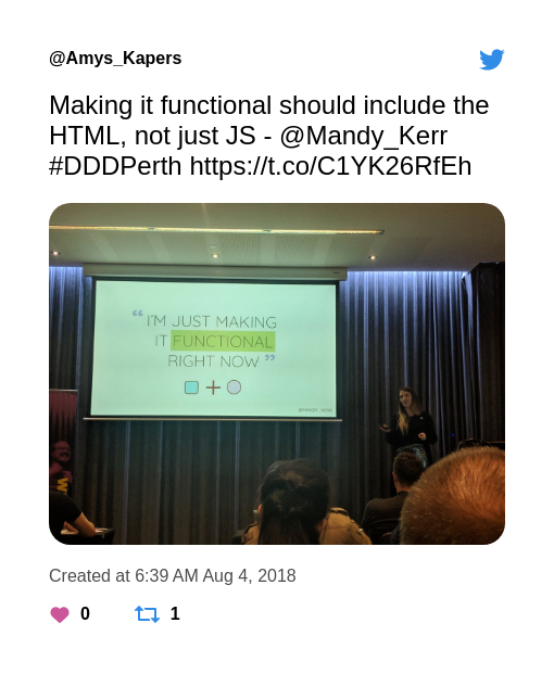 Static image of tweet linked here