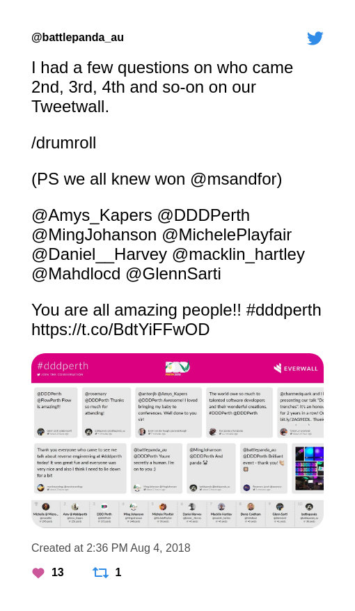 Static image of tweet linked here