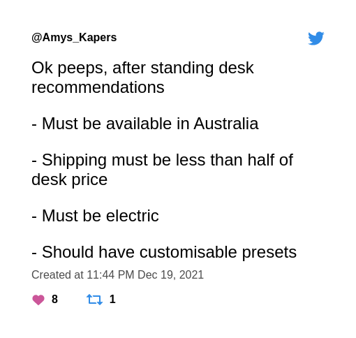 Static image of tweet linked here