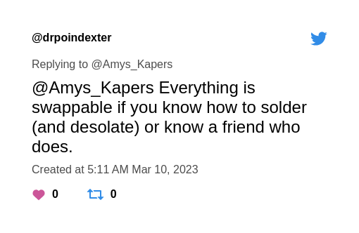 Static image of tweet linked here
