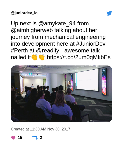 Static image of tweet linked here