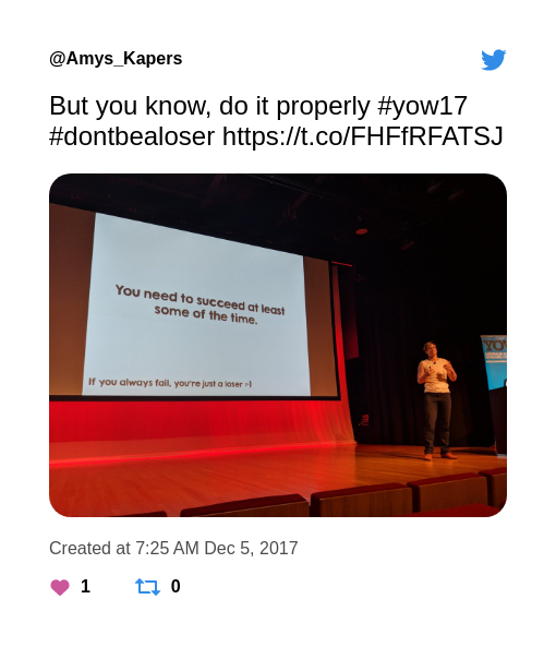 Static image of tweet linked here