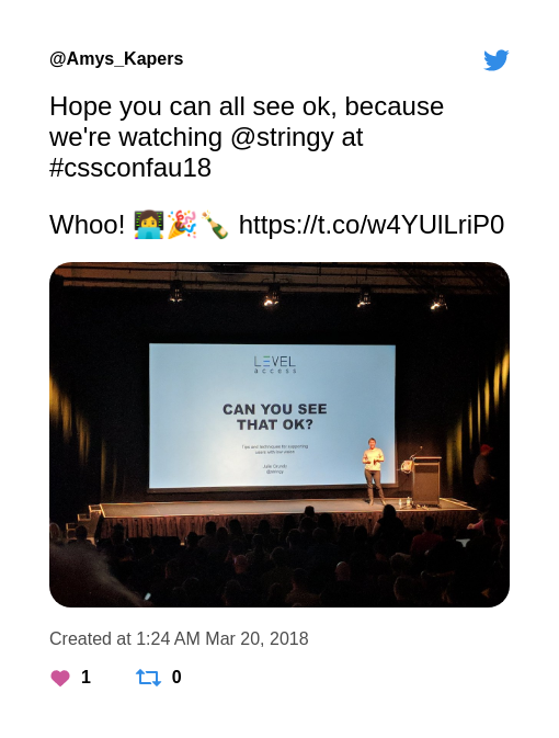 Static image of tweet linked here